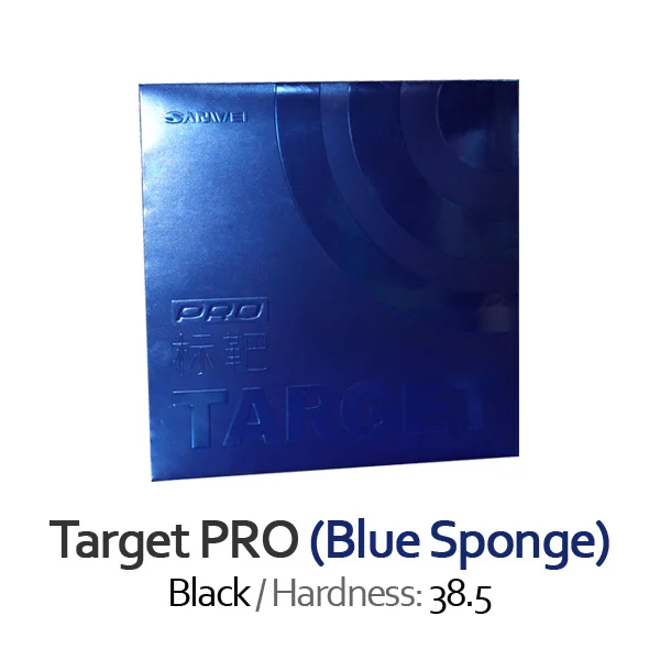 38.5 hardness Sanwei target pro, синяя губка для настольного тенниса, твердость резины, 40 градусов, 2,15 мм, толщина, синяя губка для пинг-понга, резина - Цвет: 38.5 hardness