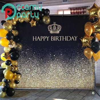 

106Pcs Black Gold Balloons Arch Balloon Garland Kit For Wedding Birthday Baby Shower Engagement Party Decoration Supplies