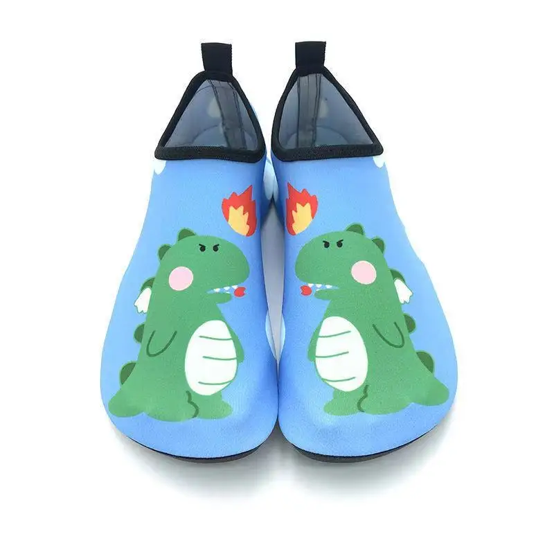 extra wide fit children's shoes Summer Girls Sheos Cartoon Unicorn Pattern Beach Shoes For Baby Boy Barefoot Swimming Shoes Soft Non Slip Indoor Kids Slippers comfortable sandals child Children's Shoes