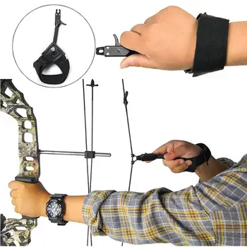 

Gadgets Outdoor Sports Shooting Trigger Compound Bow Caliper Hunting Tool Adult Black Cloth Accessories Adjustable