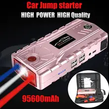 95600 мАч 12 в автомобильный стартер Портативный 4 USB банк питания зажим усилителя батареи 800A светодиодный фонарик usb type C порт