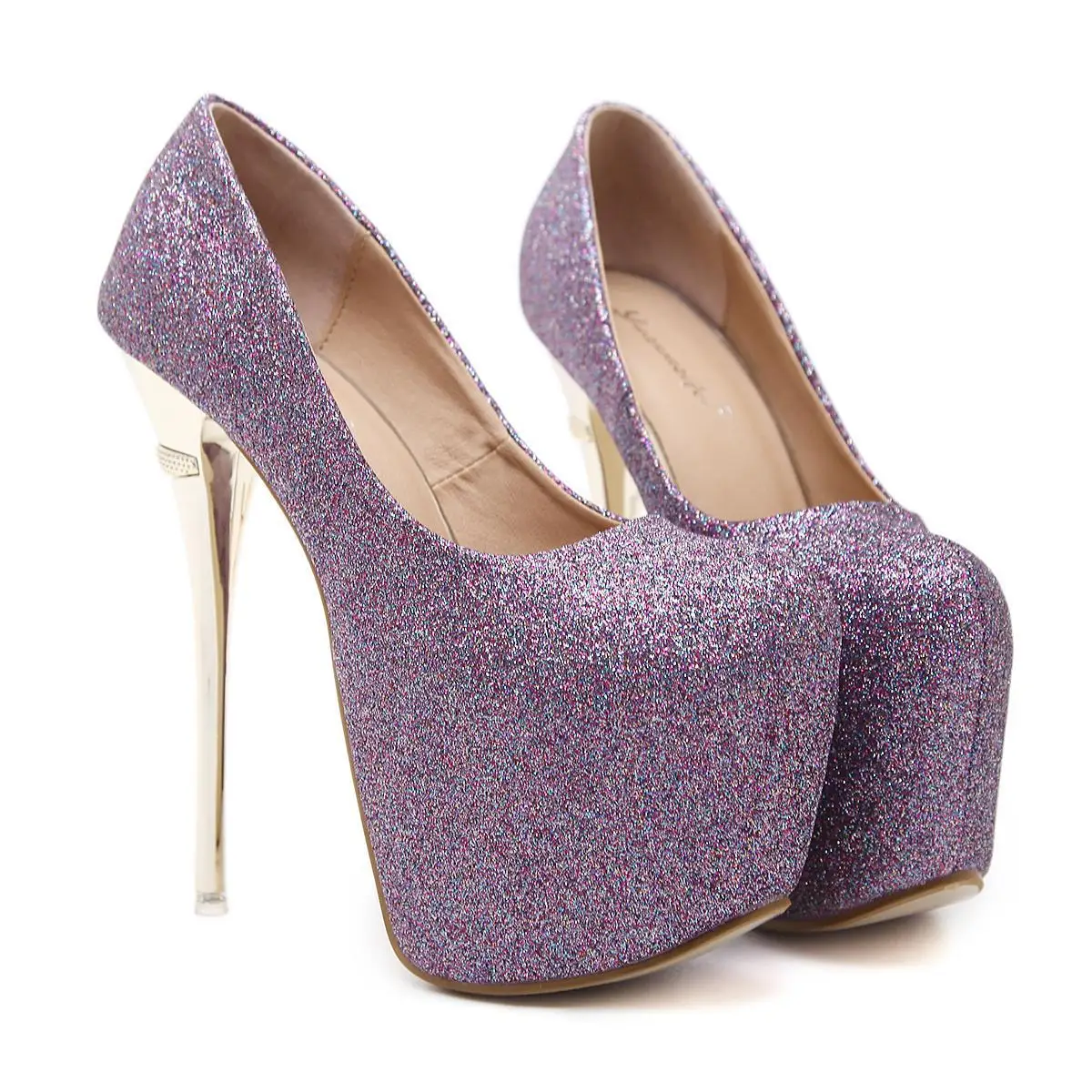 LTARTA/ г. Весенняя Водонепроницаемая женская обувь на платформе с круглым носком на очень высоком каблуке Alt6512-39-CWF - Цвет: Pink