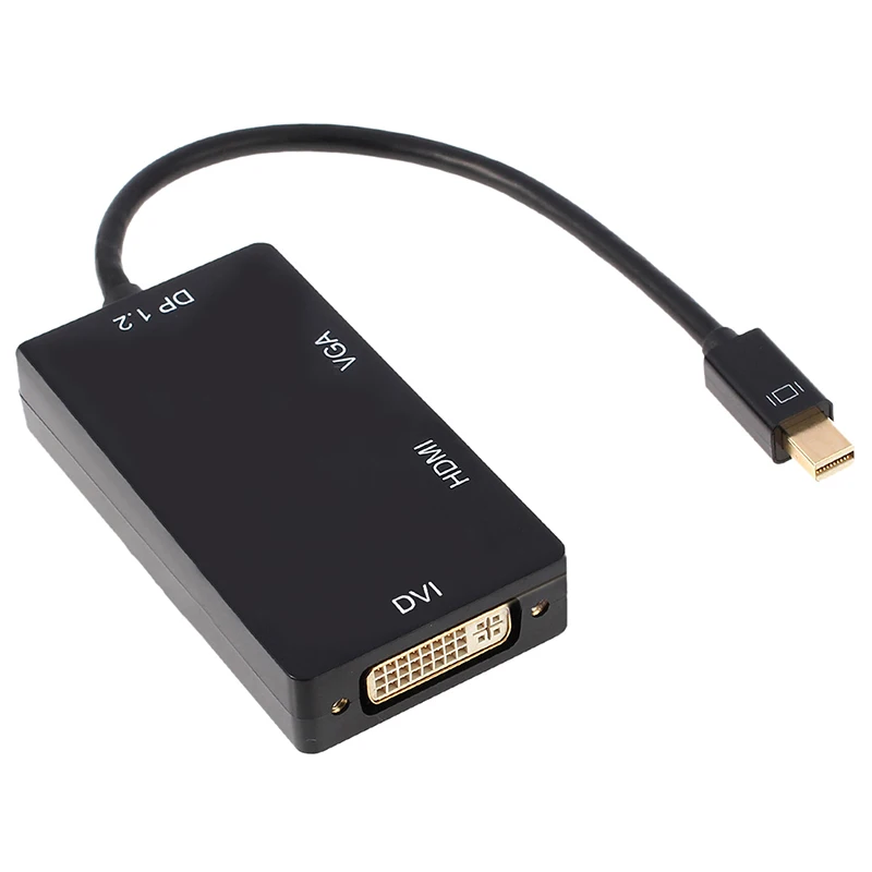 Промо-акция! Мини-Дисплей Порт Thunderbolt к DVI VGA HDMI адаптер для MacBook Pro Mac Air