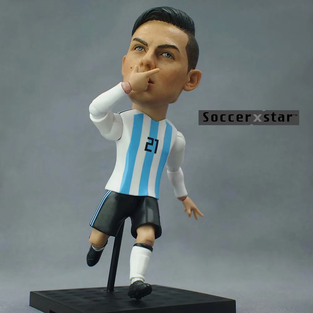 12 см Высота куклы SoccerX 21# DYBALA 5 дюймов Статуэтка из смолы