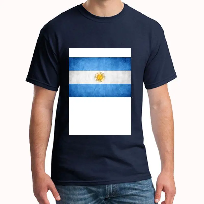 

New Style Argentina Flag tee shirt men and women 100% cotton Rayon Letter male female t-shirts
