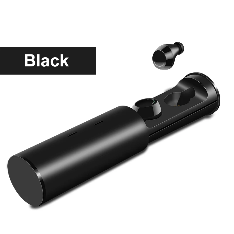 Touch TWS29 IPX5, водонепроницаемые, Bluetooth 5,0, настоящие беспроводные наушники, мини, сенсорные, стерео наушники с управлением, с зарядным устройством для Xiaomi - Цвет: Black