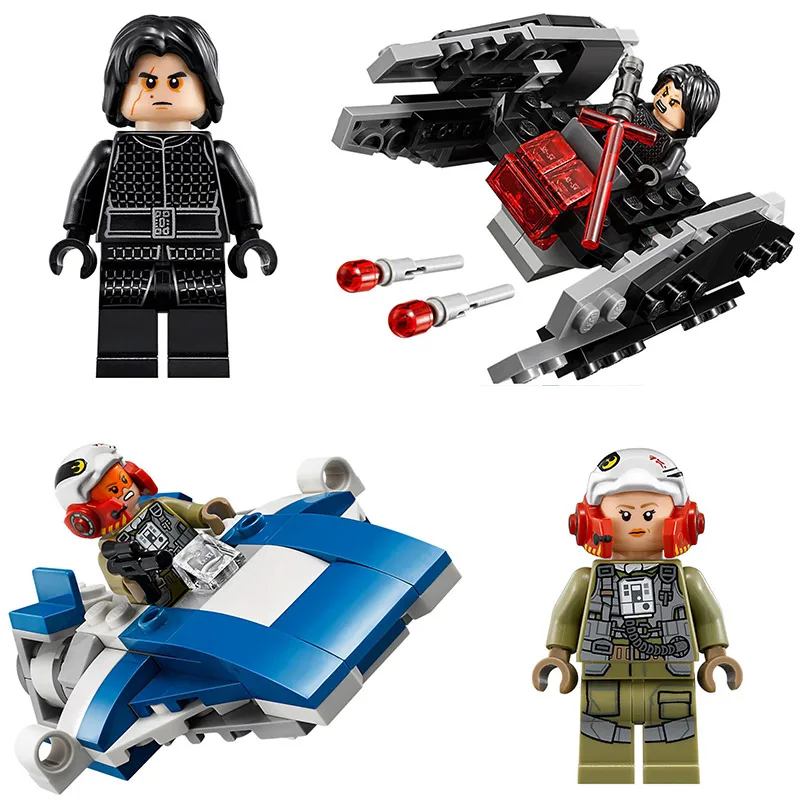

Bela 10896 A-Wing vs TIE Silencer Microfigh Building Block 200pcs Bricks Toys Compatible With Star Wars 75196