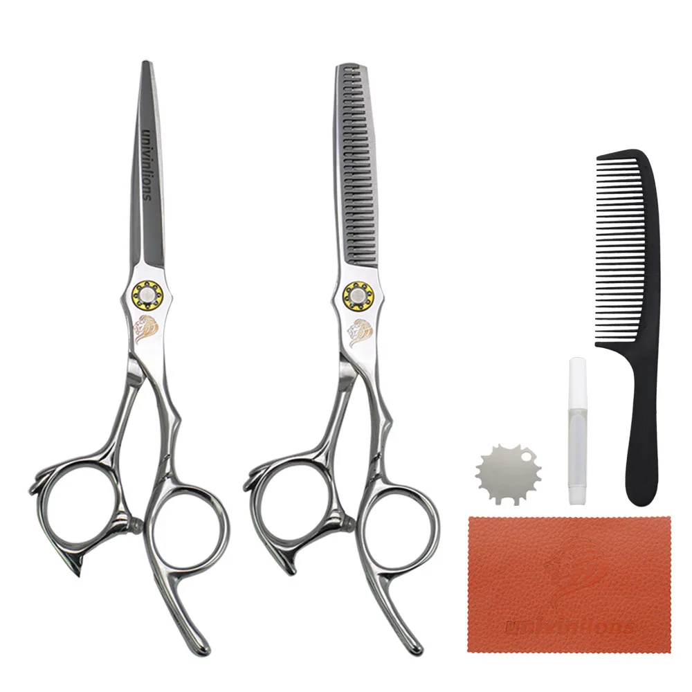 

6" Razor Barber Hair Scissors Japan Hairdressing Scissors Haircut Shears Bearing Screw Professional Hair Dressing Scisors Kit