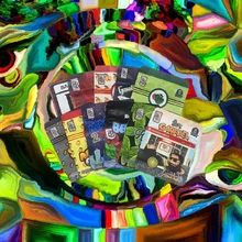 

100PCS BACKPACK BOYZ Bags 0.5g - 3.5g Mylar Child Resistant CR Exit Zipper Pouches Smell Proof Packaging With Anti Labels