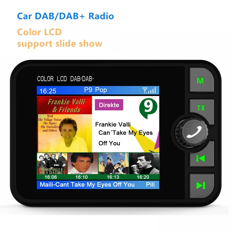 Tonysa Auto Dab Tragbares Externe Dab Adaptador de Radio Digital Autoradio Empfänger Adapter Kompatibel mit digitaler Audioübertragung/Wince System/Android 5.1 Digitalradio Box Dab 