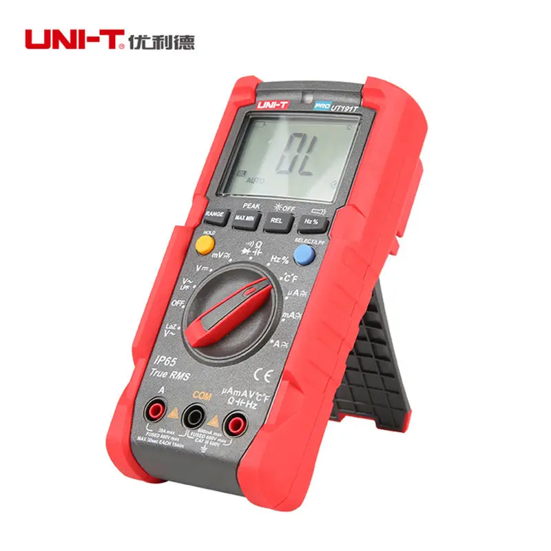 UNI-T UT191E/T цифровой мультиметр True RMS AC DC Напряжение Ампер Ом метр IP65 Водонепроницаемый/пылезащитный ACV LPF/LoZ ACV термометр