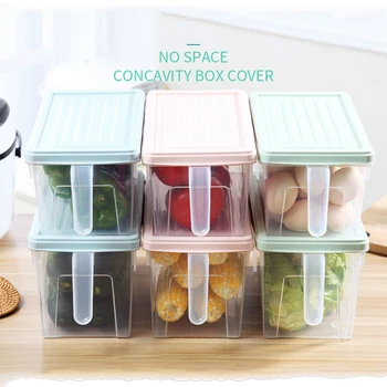 

BPA Free Kitchen Transparent Storage Box Grains Beans Storage Sealed Organizer Food Container Refrigerator Storage Boxes