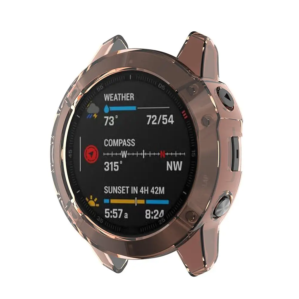 Ультратонкий Мягкий ТПУ защитный чехол для Garmin Fenix 6 Fenix6 защитный чехол умных часов Силиконовый чехол s