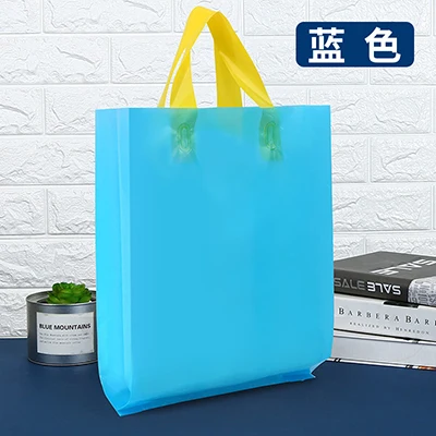 Free Gift Clothe Cosmetic Custom Organ Plastic Hand Tote Widening Side Packaging Bag Daily Store Shopping Backpack Doll Box Shoe - Цвет: 9