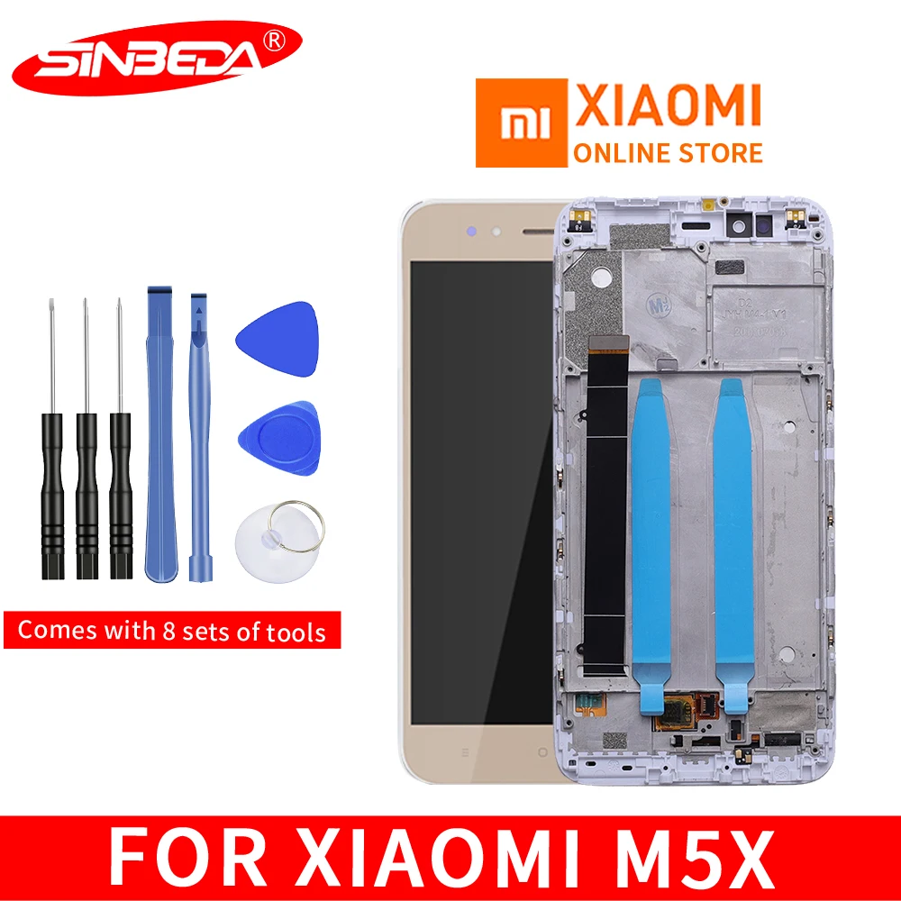 

5.5" Original LCD For XIAOMI Mi A1 LCD Display Touch Screen Digitizer Assembly Frame For Xiaomi Mi A1 Mi 5X MI5X Display