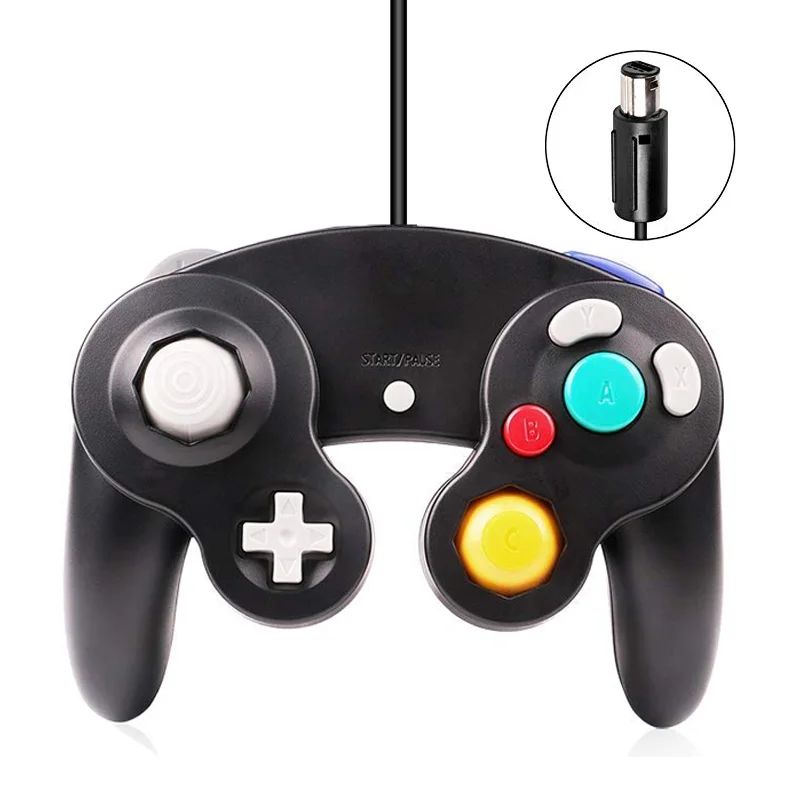 Классический проводной джойстик DATA FROG геймпад для Nintendo Wii вибрационный