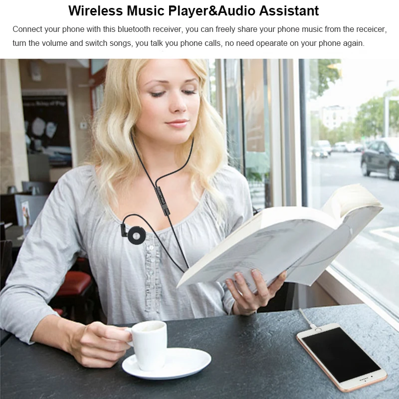 HSWT стерео Bluetooth 4,2 приемник передатчик беспроводной адаптер Bluetooth аудио беспроводной Mp3 плеер для телефона автомобиля компьютера ТВ