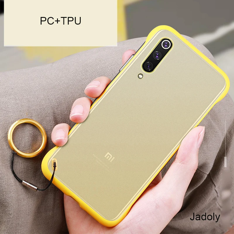 Frameless Transparent Matte Hard Phone Case For Samsung A70 A50 A30 A20 A60 A80 Case A70 A50 A30 A20 A60 A80 With Ring Lanyard