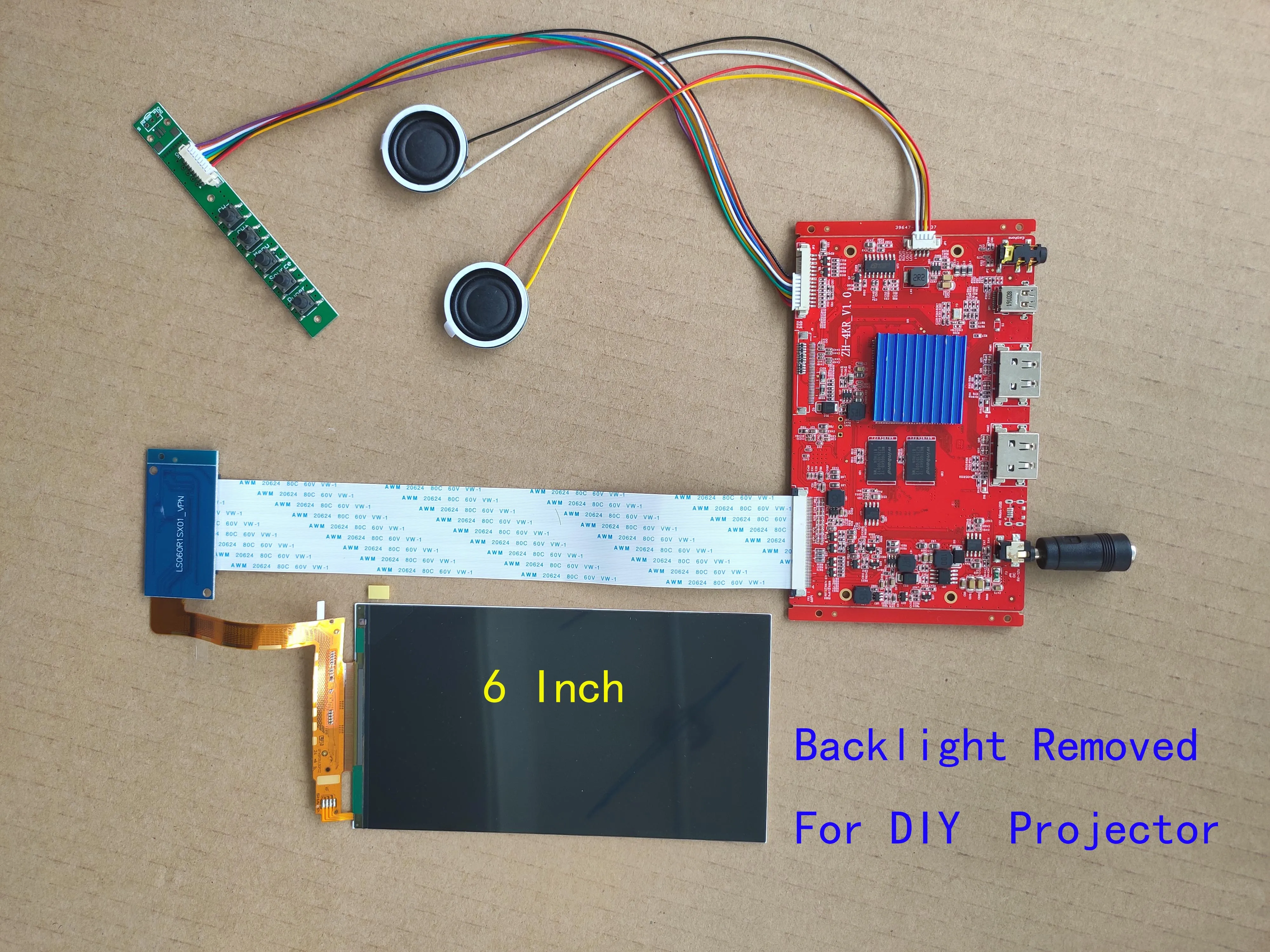 6 Inch 2K HDMI  IPS  LCD Kit Landscap 2560*1440