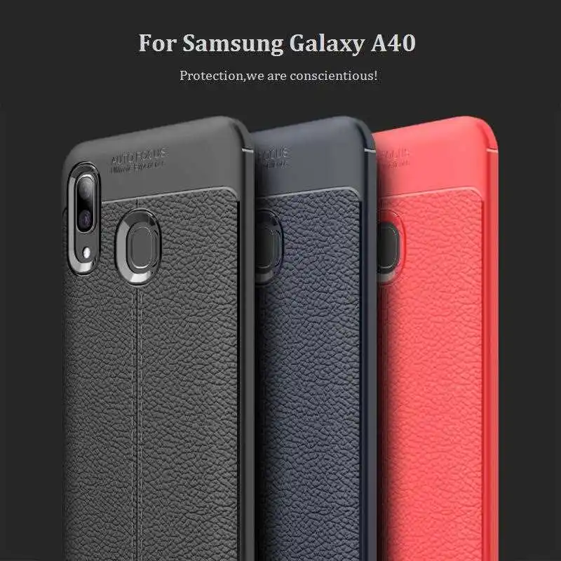 

Mokoemi Lichee Shock Proof Soft 5.9"For Samsung Galaxy A40 Case For Samsung Galaxy A40 Phone Case Cover