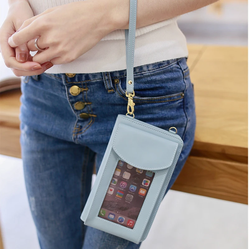 Женские Длинные кошельки прозрачные сумки ранцы кошелек для карт портмоне сумка