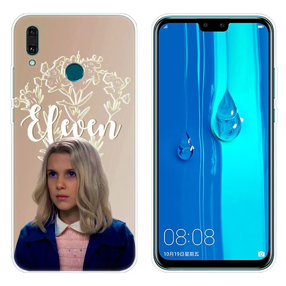 Роскошный силиконовый чехол ТВ шоу странные вещи для huawei mate 30 20 Lite 10 Pro Y5 Y6 Y7 Pro Y9 Prime Y6 Pro - Цвет: 008