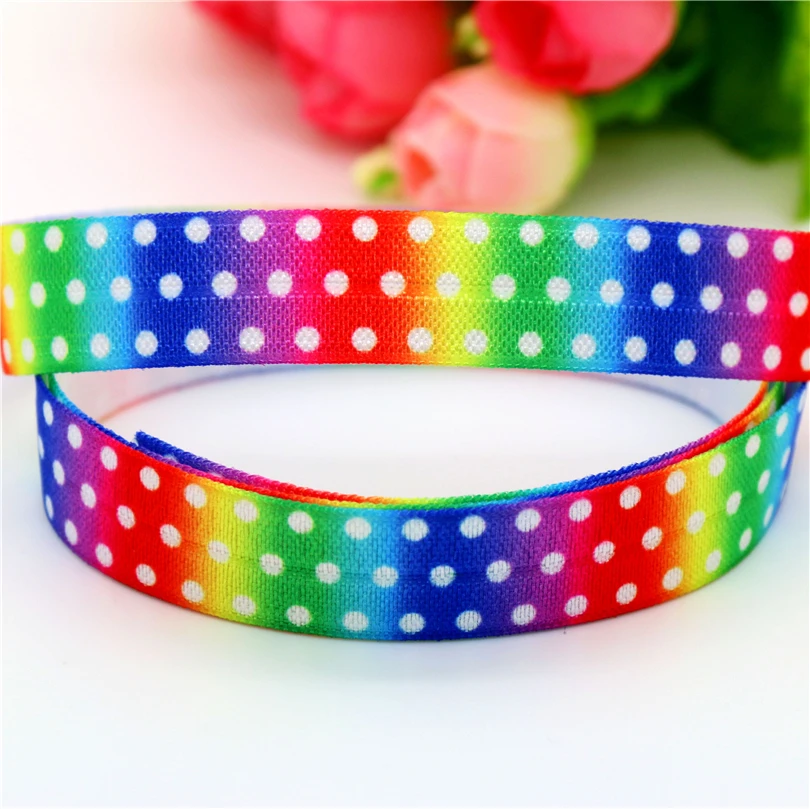 Эластичная Повязка на голову в горошек 5 ярдов | Дом и сад