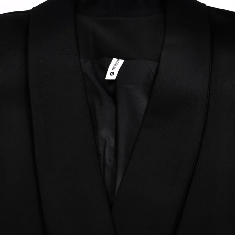 Taotrees Women's Solid Color Blazer Pant Suits Office Lady Jacket and Sling Tops and Trouser Workwear Three Piece Sets