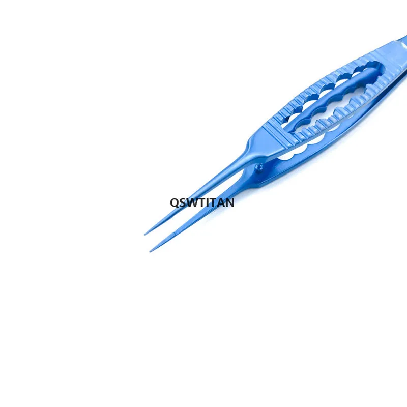 New Titanium Mcpherson Tying Forcep standard Tweezers ophthalmic surgical instrument Angled/ straight shafts 108mm long