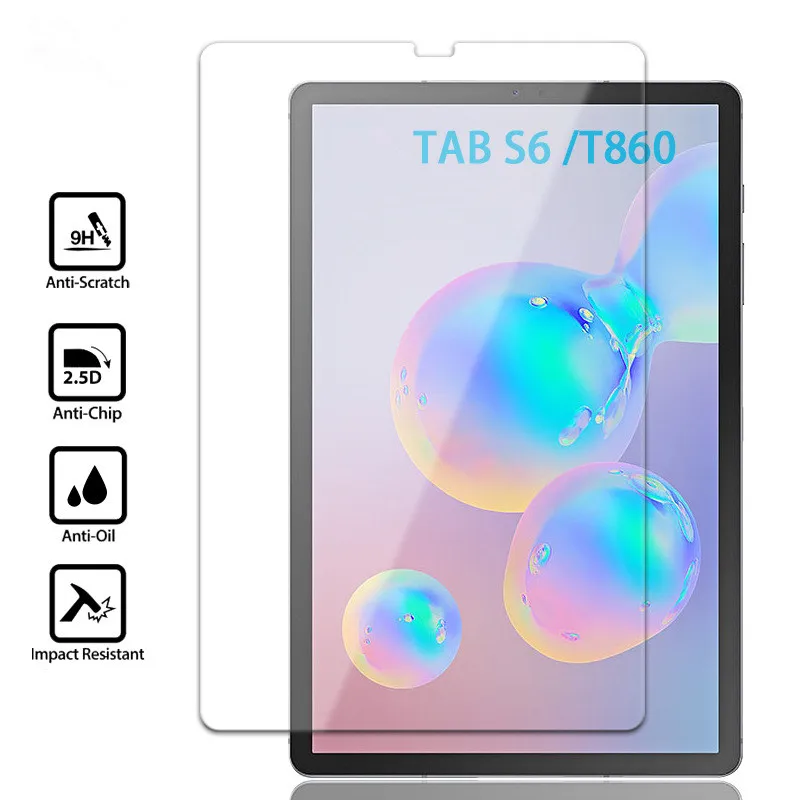 Стекло для Samsung Galaxy Tab S6 2019 SM T860 T865 Nillkin 9H + 2.5D Закаленное стекло экрана S6|Защитные