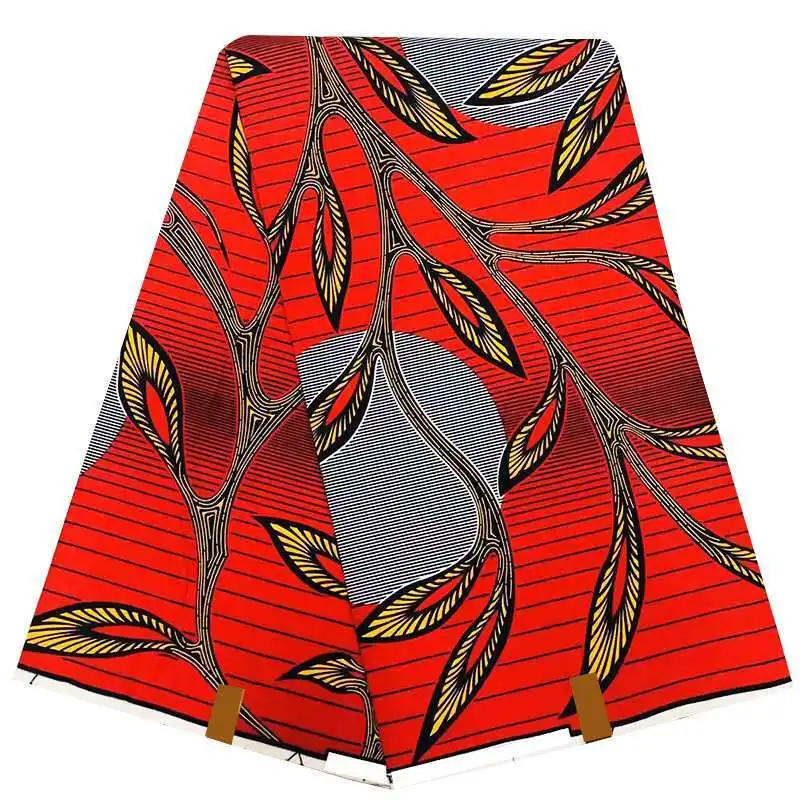 Африканская ткань Анкара модная индийская настоящая Ява новая восковая ткань, набивная хлопок вязание Анкара ткани цена - Цвет: as picture