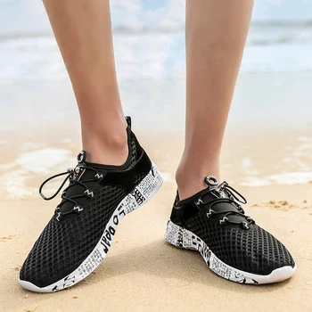 

High Quality Men Casual Shoes Fashion Sneakers 2020 Summer Mesh Walking Shoes Lightweight Breathable Male Trainers Shoes Plus 46