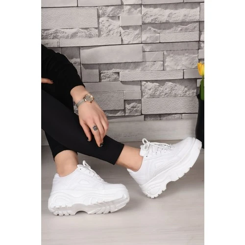 Zapatos Deportivos piel para mujer, calzado alta base, BA19022|Zapatos planos de mujer| - AliExpress