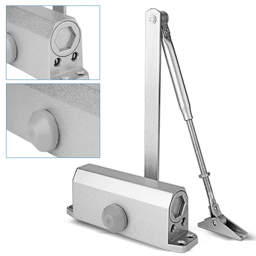 

Automatic Door Closers Security System Adjustable Closing/Latching Speed Aluminium For Left And Right Hand Doors 25-45 Kg 900M