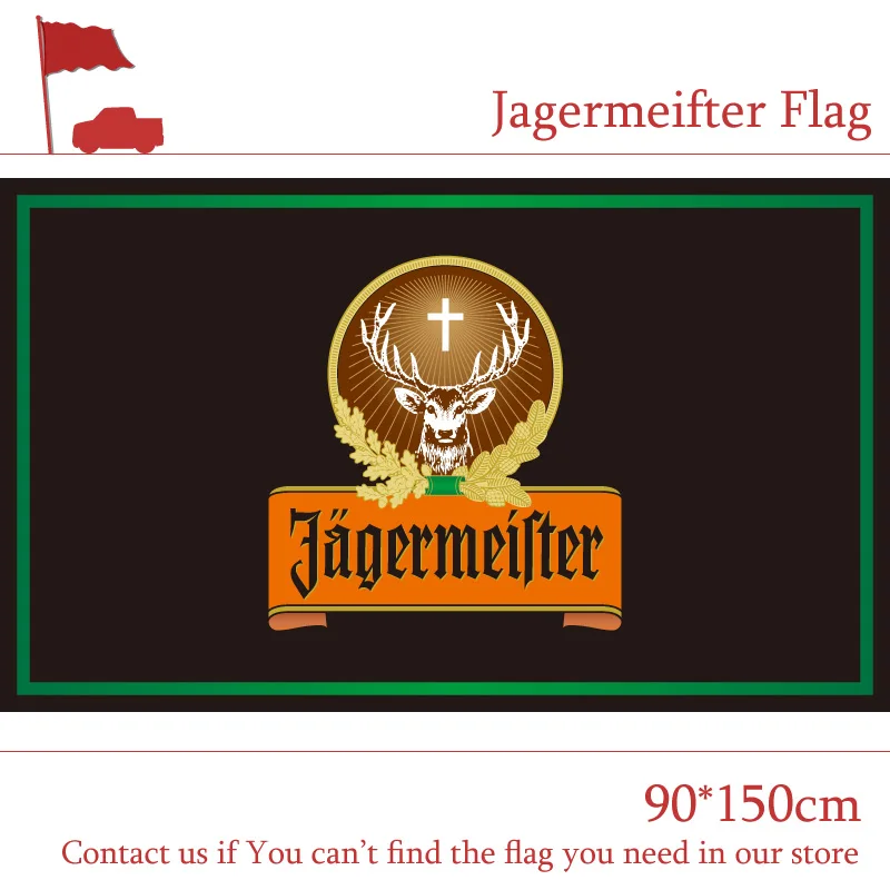 Полиэстер 90x150 см 3x5ft Jagermeifter флаг для бара дома Вечерние