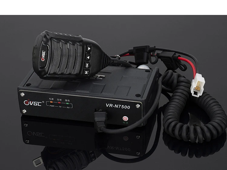 US $252.50 MOBILE TRANSCEIVERVERO VRN7500 50W DUAL BAND WITH APP PROGRAMMING COMPLETE KIT
