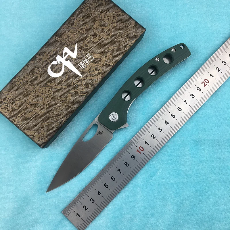 CH 3530G10 Флиппер складной нож D2 лезвие G10 ручка Отдых на природе выживания кухонный нож для фруктов EDC инструмент