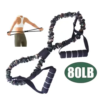 

Yoga Pull Rope Elastic Resistance Bands Fitness Workout Exercise Tubes Practical Training Rubber Tensile Expander Hand rope
