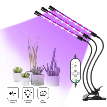

Full Spectrum Phytolamps DC5V USB LED Grow Light 9W 15W 18W 27W 30W 45W Desktop Clip Phyto Lamps for Flowers Plants Grow Box