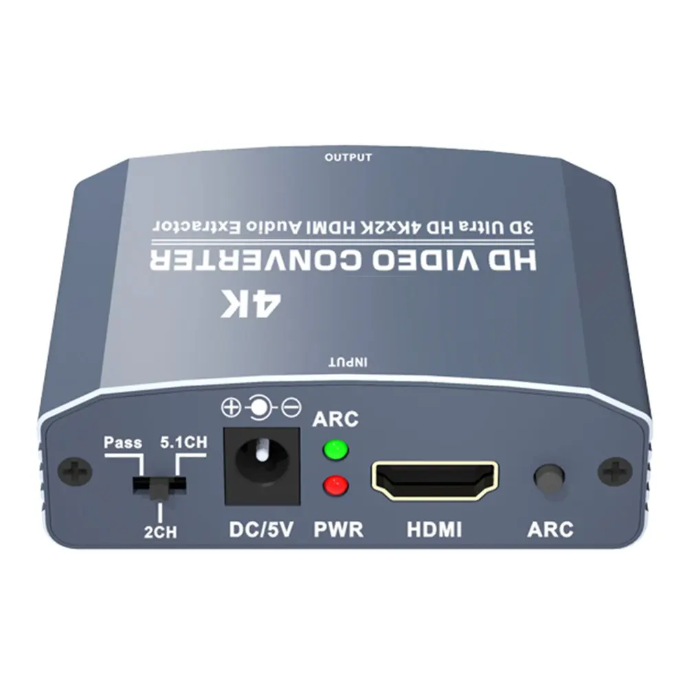 3D Ultra HD 4K x 2K HDMI в HDM+ аудио экстрактор SPDIF+ коаксиальный+ 3,5 мм стерео Поддержка 480i/p 576i/p 720p 1080i/p 4K x 2K разрешение