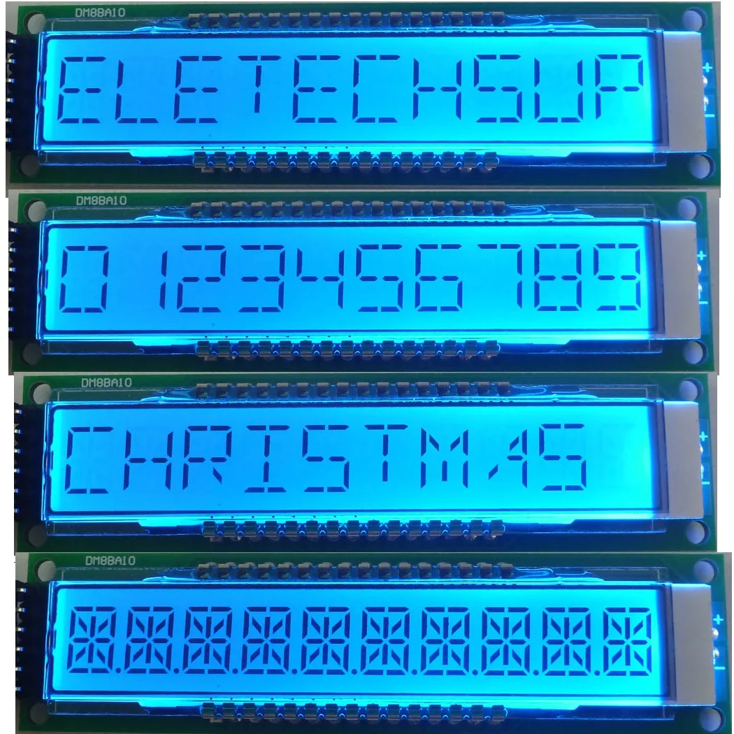 10 бит 16-Seg SPI светодиодный дисплей Серийный ЖК UNO MEGA2560 с Arduino пример эскиза