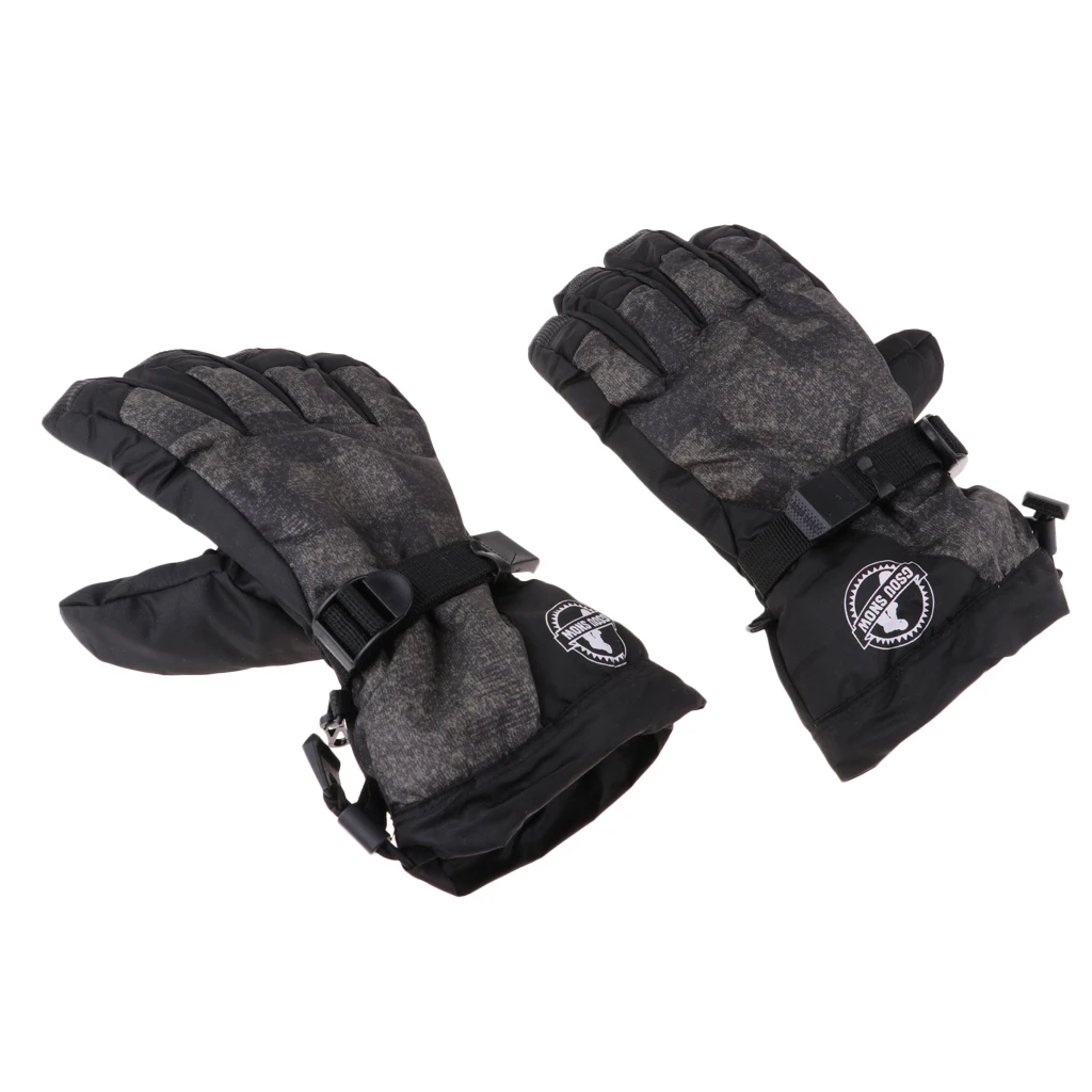 Army Green M Уличные спортивные перчатки, зимние лыжные перчатки Нескользящие теплые катания на коньках спорт Сноубординг полный Митенки-Выберите цвет и размер - Цвет: Army Green M