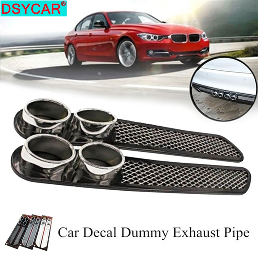 DSYCAR 1Pair Universal Auto Car False Vent Throat Gill Ventilation Sticker Air Intake Flow Hood Mudguard Decoration | Автомобили и