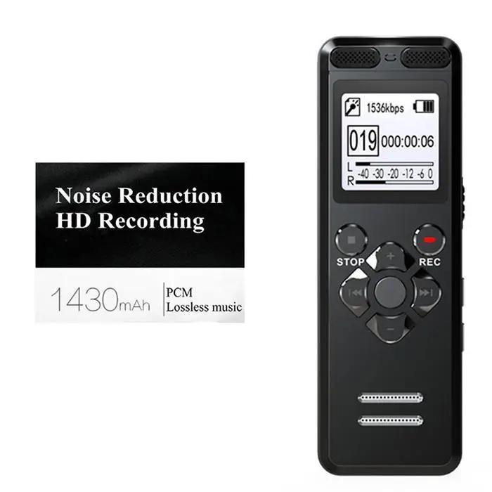 HD металлический диктофон портативная Полезная карта 8GB Voice 68g литиевая батарея не поддерживается ЖК-экран рекордер