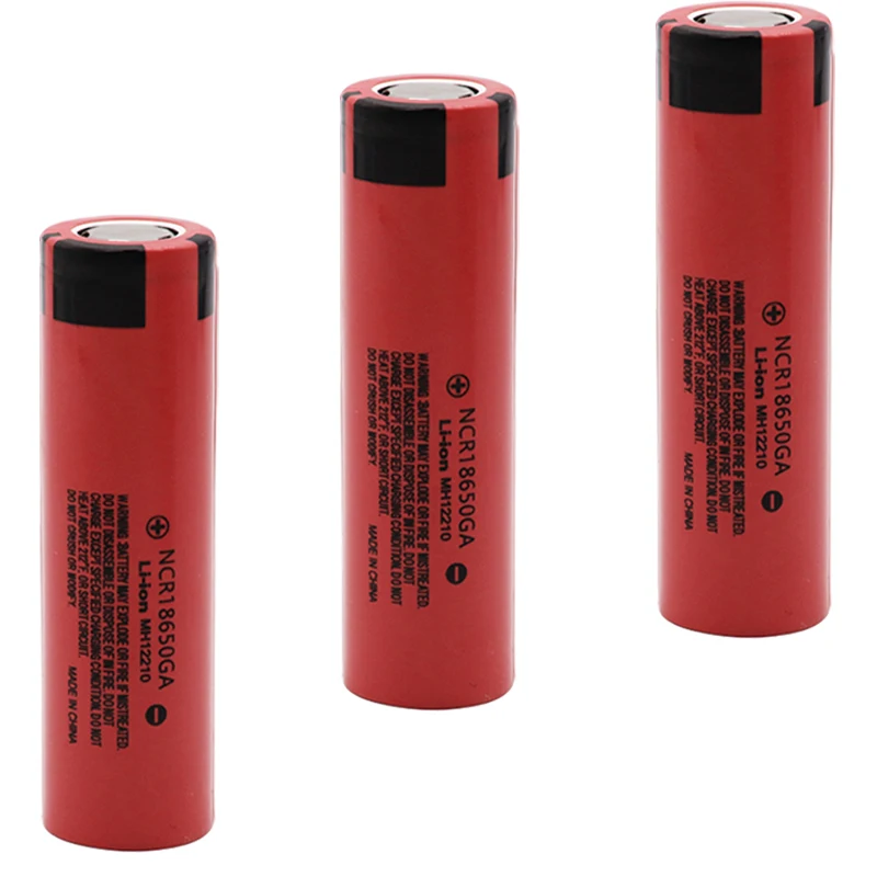 18650 аккумуляторная батарея 3,7 V Li-Ion 3500mAh ncr1865GA 30A Разрядка Для игрушечного фонарика литиевая батарея+ diy никель