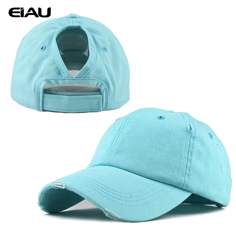Женская Бейсболка шапки с хвостиком для девочек Повседневная модная кепка s