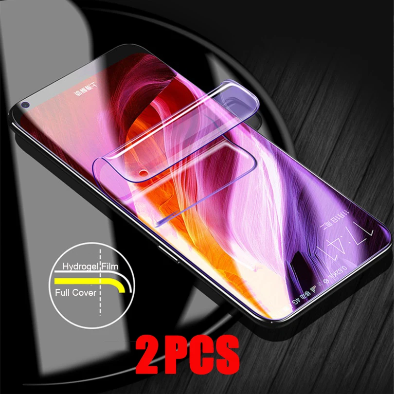 Гидрогелевая пленка для Xiaomi Mi 11 10 9 SE 9T Pro Mi8 A3 защитная экрана Redmi Note 8 7 K20 K30 8T S 2