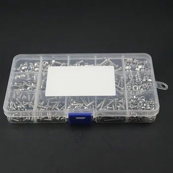 

480Pcs M2-M4 Screws Set With Storage Box Stainless Steel Hex Socket Head Cap Screw Nut Kit LAD-sale