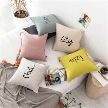 

45x45cm Eiza Sofa Pillowcase Pink Cushion Cover Throw Pillow Case Home Sofa Bed Chair Decoration 17.72x 17.72inch