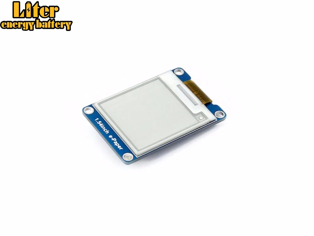 Waveshare1.54-дюймовый e-paper/E-Ink дисплей 200x200, SPI интерфейс для Raspberry Pi и т. д. два дисплея Цвет: черный, белый, частичное обновление